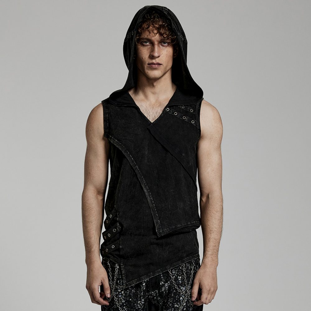 Punk Rave - Doom Rider Sleeveless shirt - Black